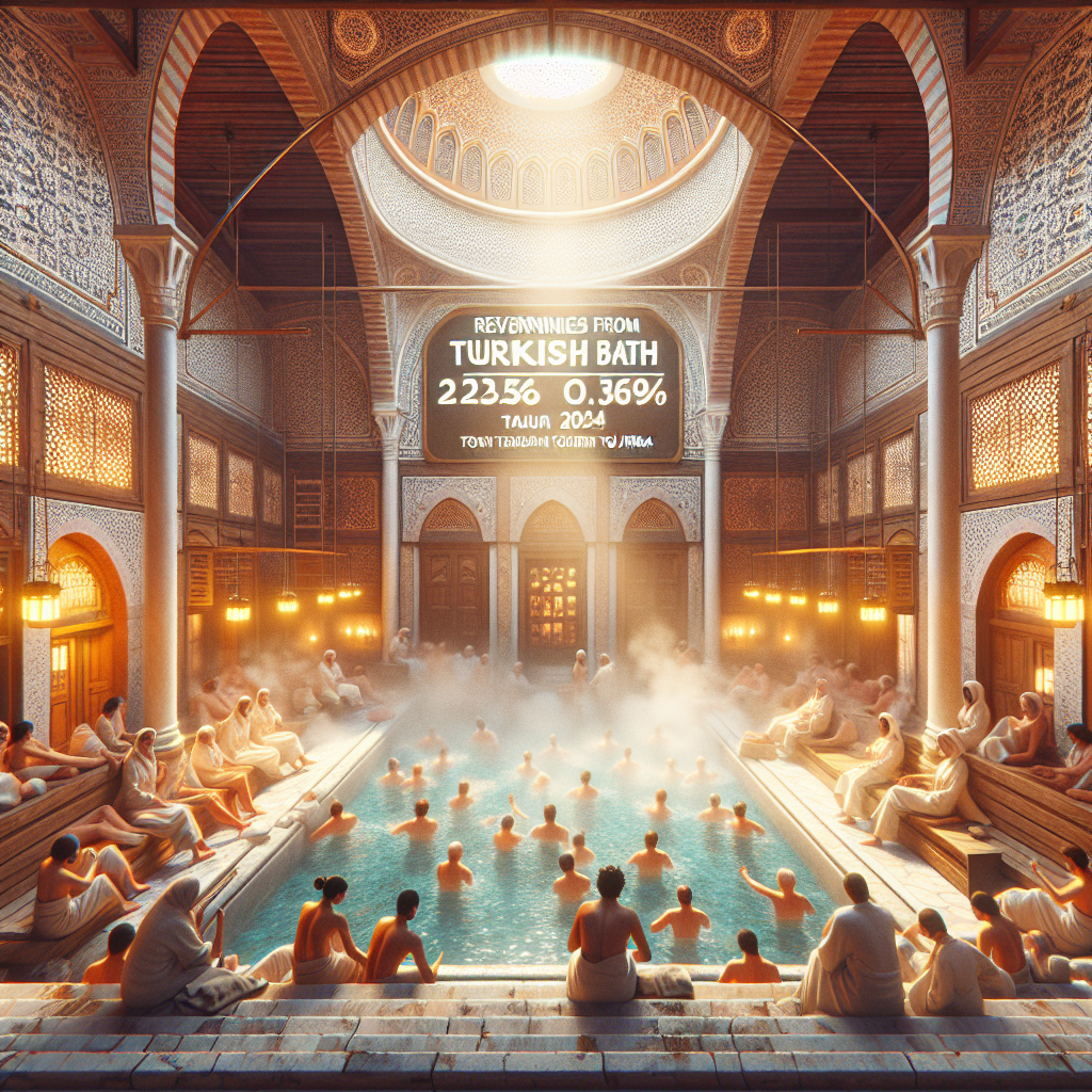 Türk hamamları, özellikle yabancı turistler için önemli bir cazibe merkezi haline geldi. 2024 yılında hamam turizmi gelirleri oranında artış gösterdi.